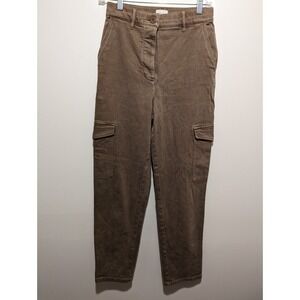 Aritzia Wilfred Free Modern Cargo Utility Pant High Waisted Women's Size 6 Brown